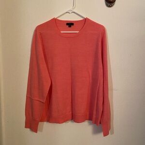 J. Crew Merino Wool Coral Knit Top